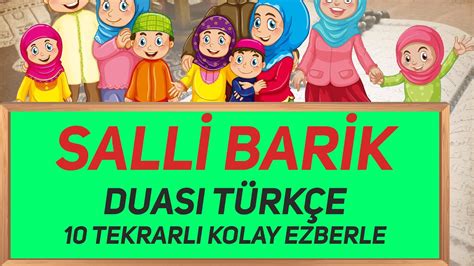 Salli Barik Duası Türkçe 10 Tekrarlı YouTube