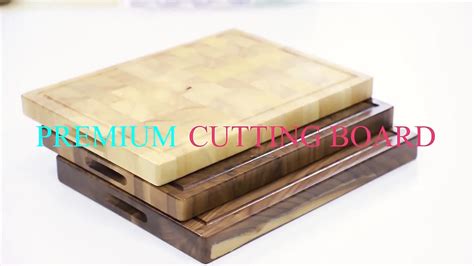 Luxury Modern Vegetable Tick Large Eco Acacia Walnut Wood Chopping Board Wooden Chopping Block