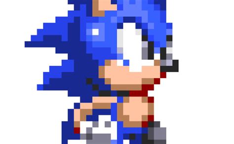 Sonic Mania Sonic Sprite Pixel Art Maker Theme Loader