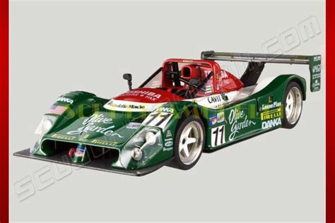 Mattel Hot Wheels 1999 Ferrari Ferrari 333 SP 11 Olive Garden Red White Green