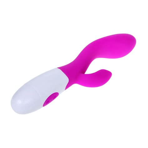 Rabbit Vibrator 30 Speeds Silicone Vibrator G Spot Dual Vibrating Stick