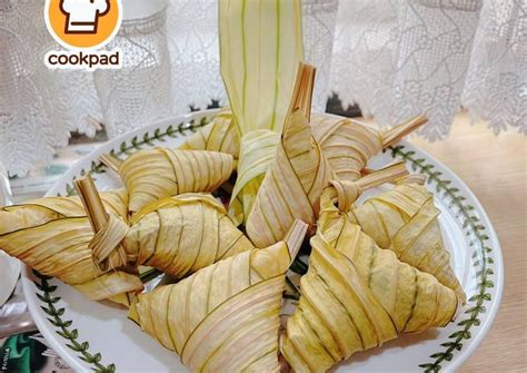 Resipi 👩‍🍳ketupat Pulut Daun Palas Oleh Mahadiah Cookpad