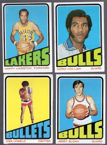 Lot Detail 1972 73 Topps Basketball 60 Asst