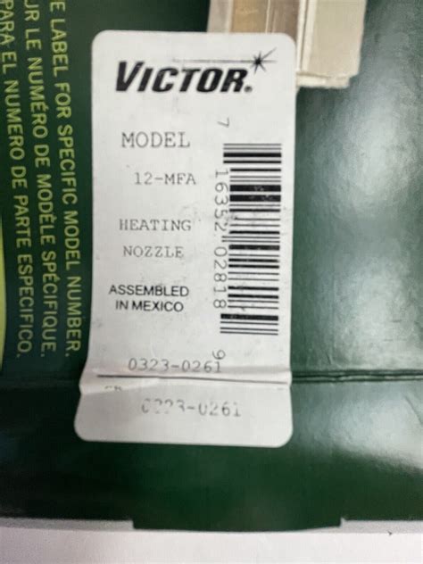 Victor 12 Mfa Rosebud Heating Torch Ebay