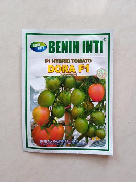 Jual Benih Tomat Hibrida Tahan Virus DORA F1 Benih Inti Isi 5 Gram Di