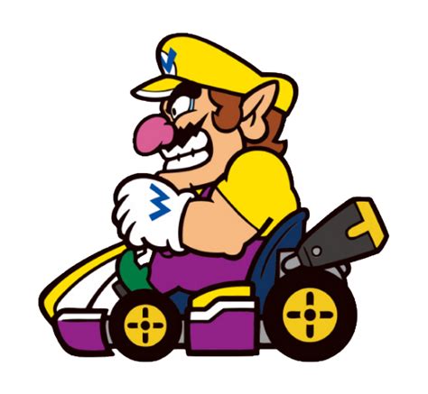 Super Mario Wario Riding Kart 2d By Joshuat1306 On Deviantart