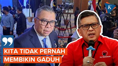 Dikritik Nasdem PDI P Klaim Tak Pernah Buat Gaduh Soal Isu Reshuffle