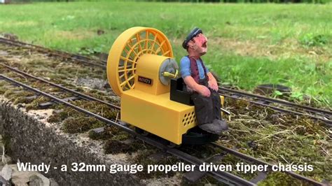 Windy D Printed Propeller Driven Tipper Chassis Locoremote