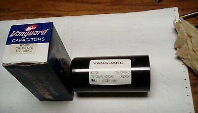 Vanguard Motor Starting Capacitor Mfd Vac Ebay