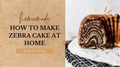 How To Make Zebra Cake At Home Without Oven Without Butter Youtube