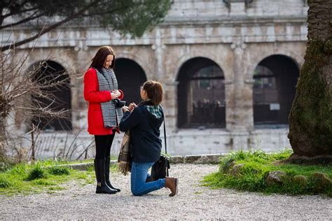 Rome Italy Gay Friendly Same Sex Wedding Proposal