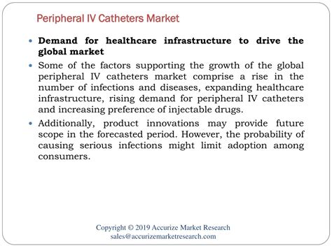 Ppt Peripheral Iv Catheters Market Powerpoint Presentation Free