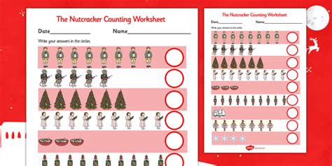 The Nutcracker Counting Sheet Profesor Hizo Twinkl