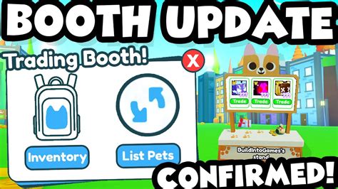 New Trading Booth Update And Lucky Block Event Leaked Pet Sim X