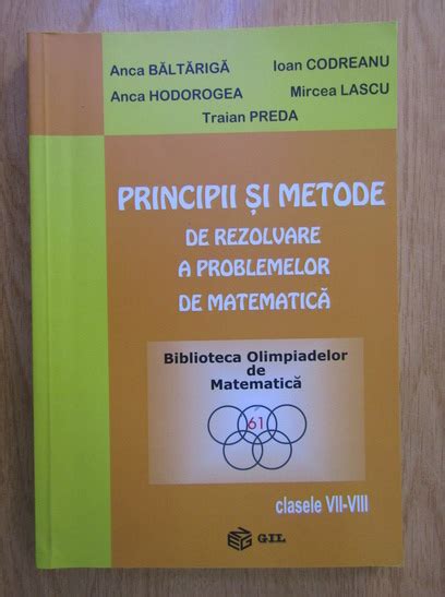 Traian Preda Principii Si Metode De Rezolvare A Problemelor De