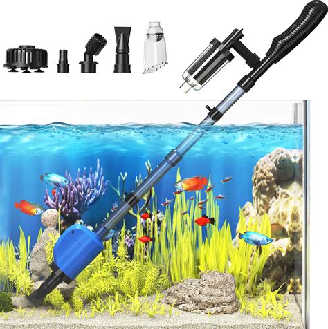 Amazon Suness Fish Tank Cleaner Vacuum W Electric Aquarium