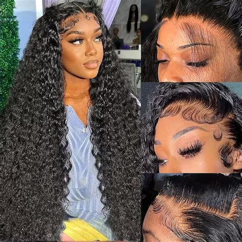 Pre Cut Lace Real Glueless 6x5 Hd Lace Wig Jerry Curly Invisible Ble