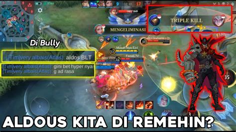 Aldous Markocop Di Remehin Aldous Gameplay Mobile Legend Youtube