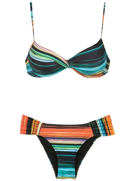 Buy Lygia Nanny Printed Vitoria Bikini Blue At Off Editorialist