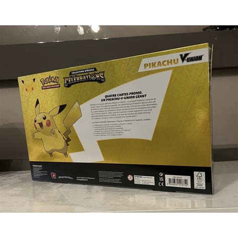 Coffret pikachu V union célébration français neuf