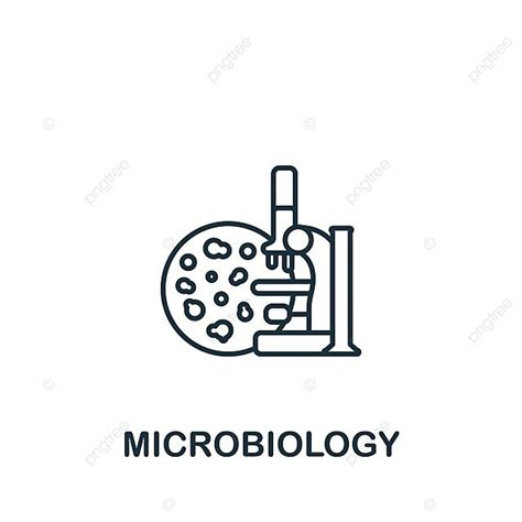 Icono De Microbiolog A Un S Mbolo De Ciencia Minimalista Adecuado Para