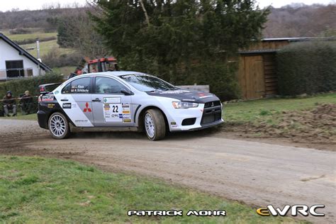 Klaus Lutz Schlüsche Andreas Mitsubishi Lancer Evo X ADAC Rallye