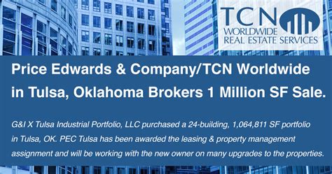 price edwards brokers  million sf sale tcn worldwide real estate