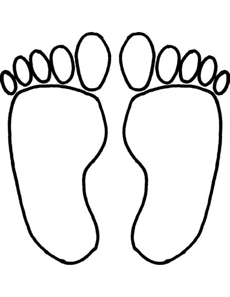 Clip Art Foot Outline - ClipArt Best