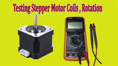 How To Test Stepper Motor Coils And Rotation With Multimeter YouTube