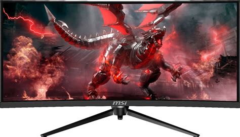 Best Buy Msi Optix Led Ultra Wide Curved Wfhd Freesync Monitor