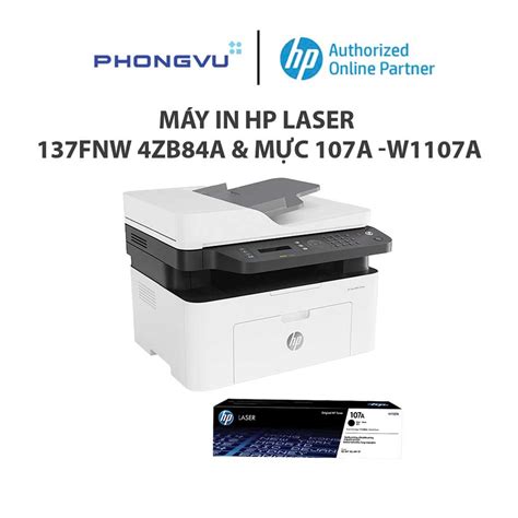 Máy in HP Laser MFP 137fnw (4ZB84A) | Shopee Việt Nam