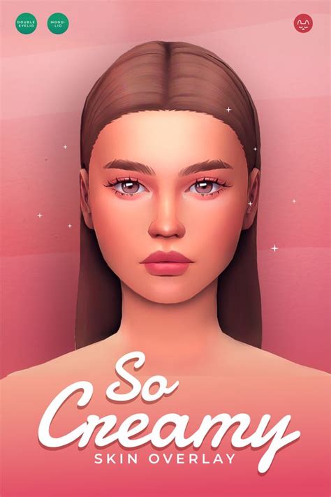 So Creamy Skin Overlay TwistedCat The Sims 4 Skin Sims 4 Cc Skin