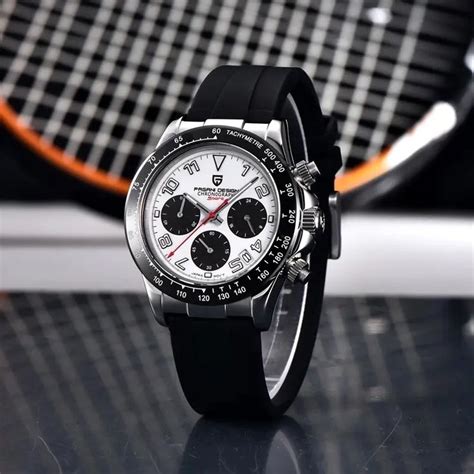 Montre Pagani Design Hommage Daytona Oyster Flex Blanche Kaufen Auf