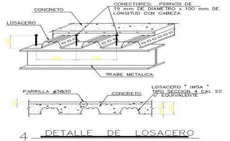 Ribbed slab construction details dwg file