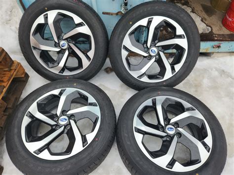 Литые диски Subaru 7Jx18 ET48 5x114,3 на Subaru Forester (SK). Б/у | 93 ...
