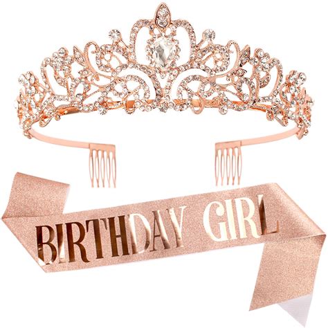 Buy Birthday Tiaras For Girls Crowns For Women Birthday Tiara For