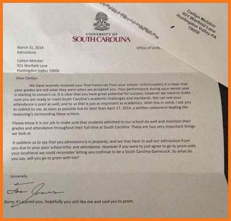 25 Fake College Acceptance Letter Business Template Example