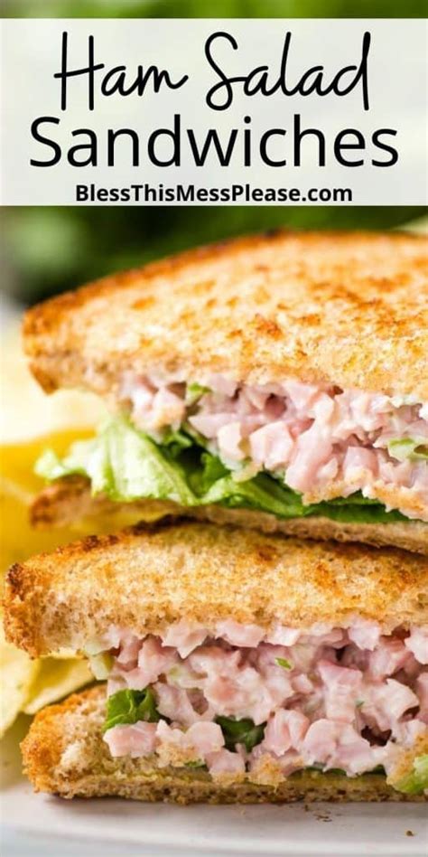 Ham Salad Sandwiches — Bless This Mess