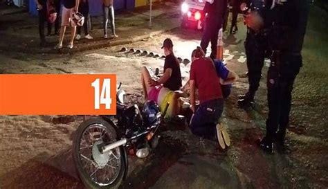 MOTOCICLISTA TEM PÉ DILACERADO APÓS GRAVE ACIDENTE ENTRE MOTOS EM