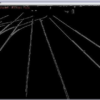 The Canny edge detection threshold parameters are selected ...