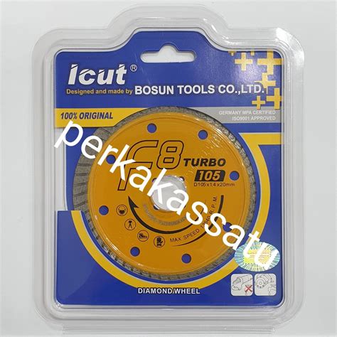 Diamond Wheel Icut Bosun F Turbo Mata Potong Keramik Granite