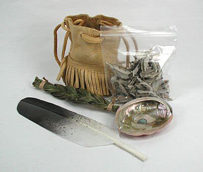 Native American Smudging ritual - Sacred Bowl Blessing with Medicine ...