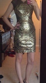 Eyes of Gold Dress by Badgley Mischka for $35 | Rent the Runway