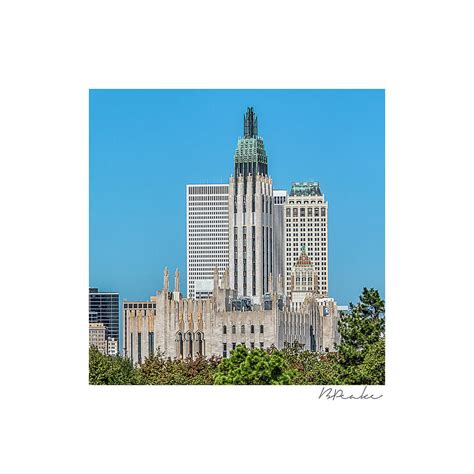 Art Deco Tulsa Oklahoma 8x8 Photograph By Bert Peake Pixels