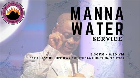 MANNA WATER SERVICE MAY 25TH 2023 MFM REVIVAL CHAPEL USA YouTube