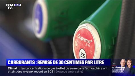 Carburants La Remise De 30 Centimes Par Litre Entre En Vigueur Ce Jeudi