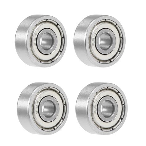 Zz Ball Bearing X X Mm Double Shielded Chrome Steel Bearings Pcs