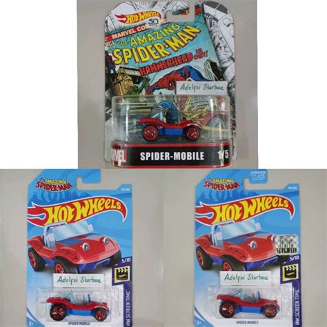 Jual Hotwheels Hot Wheels Spider Mobile Hw Screen Time The Amazing Spider Man Spiderman Factory