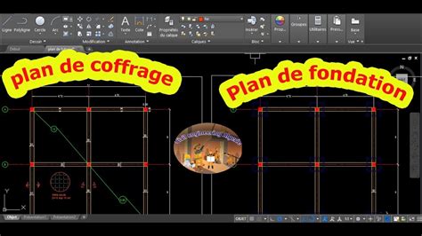 Comment faire un plan de coffrage des longrines à Partir d un plan de