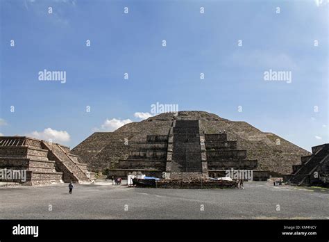 Pyramid of the moon, in Mexico Stock Photo - Alamy